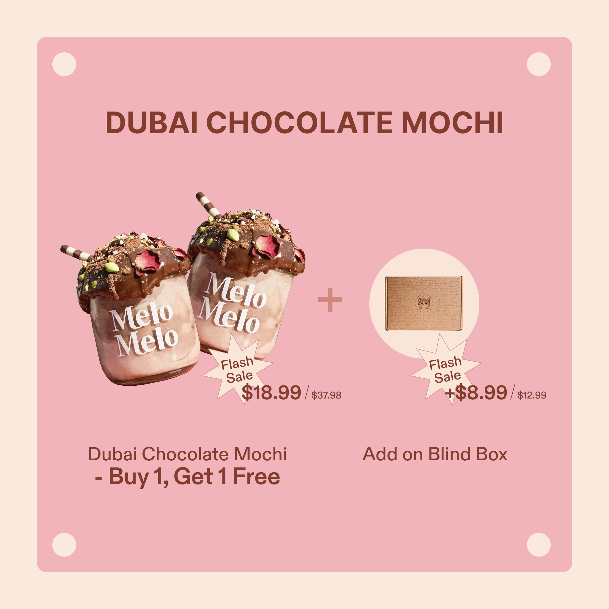Dubai Chocolate Mochi BOGO